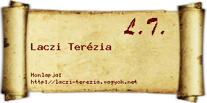 Laczi Terézia névjegykártya
