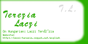 terezia laczi business card